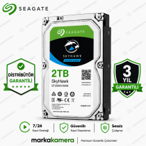 Seagate SkyHawk 2TB 3.5" 5900RPM 64MB SATA 3 7/24 Güvenlik Diski