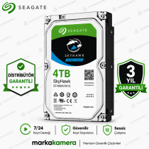 Seagate SkyHawk 4TB 3.5" 5400RPM 256MB SATA 3 7/24 Güvenlik Diski