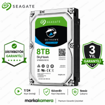 Seagate SkyHawk 8TB 3.5" 7200RPM 256MB SATA 3 7/24 Güvenlik Diski