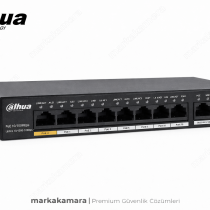 Dahua 8 Port Gigabit PoE Switch (8GE PoE, Toplam 96W PoE)