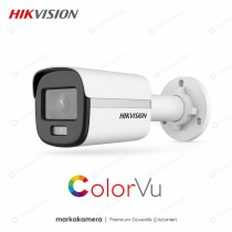 Hikvision 2 MP ColorVu 2.8mm Sabit Bullet Kamera - 1080P HD Analog