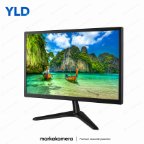 YLD Technology MNT-190 19" HD VGA SESLİ + HDMI Monitör - Güvenlik Kamerası ve Ofis İçin İdeal