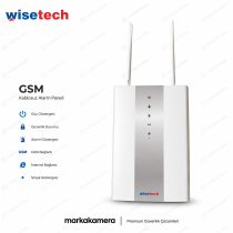 Wisetech 212 Akıllı Ev Güvenlik Sistemi - Mobil Uygulama Kontrollü (Wi-Fi + Sim Kart)