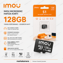 Imou ST2-128-S1 128GB MicroSD Kart - 7/24 Kesintisiz Kayıt - Yüksek Dayanıklılık