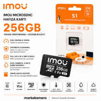 Imou ST2-256-S1 256GB MicroSD Kart - 7/24 Kesintisiz Kayıt - Maksimum Dayanıklılık