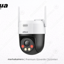 Dahua 2 MP H.265+ Sesli Işıklı  Wi-Fi Speed Dome Tioc Kamera( 30m IR+30 Beyaz  Işık)