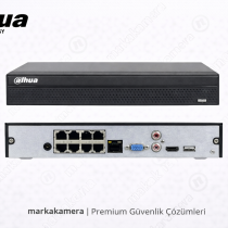 Dahua 8 Kanal 1 HDD Kompakt 1U Ağ Video Kaydedici