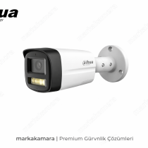 Dahua 2MP Akıllı Çift Işık HDCVI Çift Yönlü Konuşma Sabit Odaklı Bullet Kamera