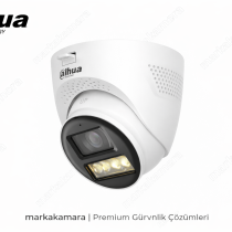 Dahua 2MP Akıllı Çift Işık HDCVI İki Yönlü Konuşma Sabit Odaklı Eyeball Kamera