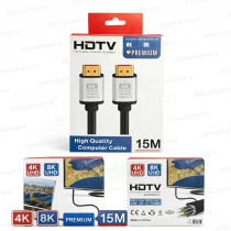 HDTV Premium HDTV 4K & 8K PREMIUM 15M HDMI KABLO